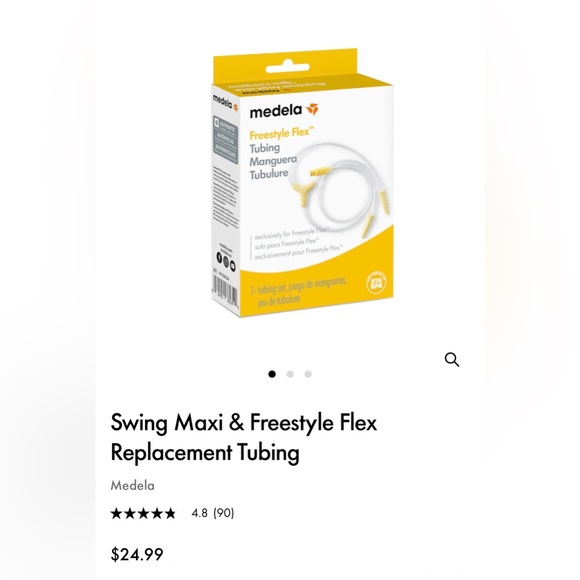 New! Medela Swing Maxi & Freestyle Flex Replacement Tubing - Picture 1 of 3